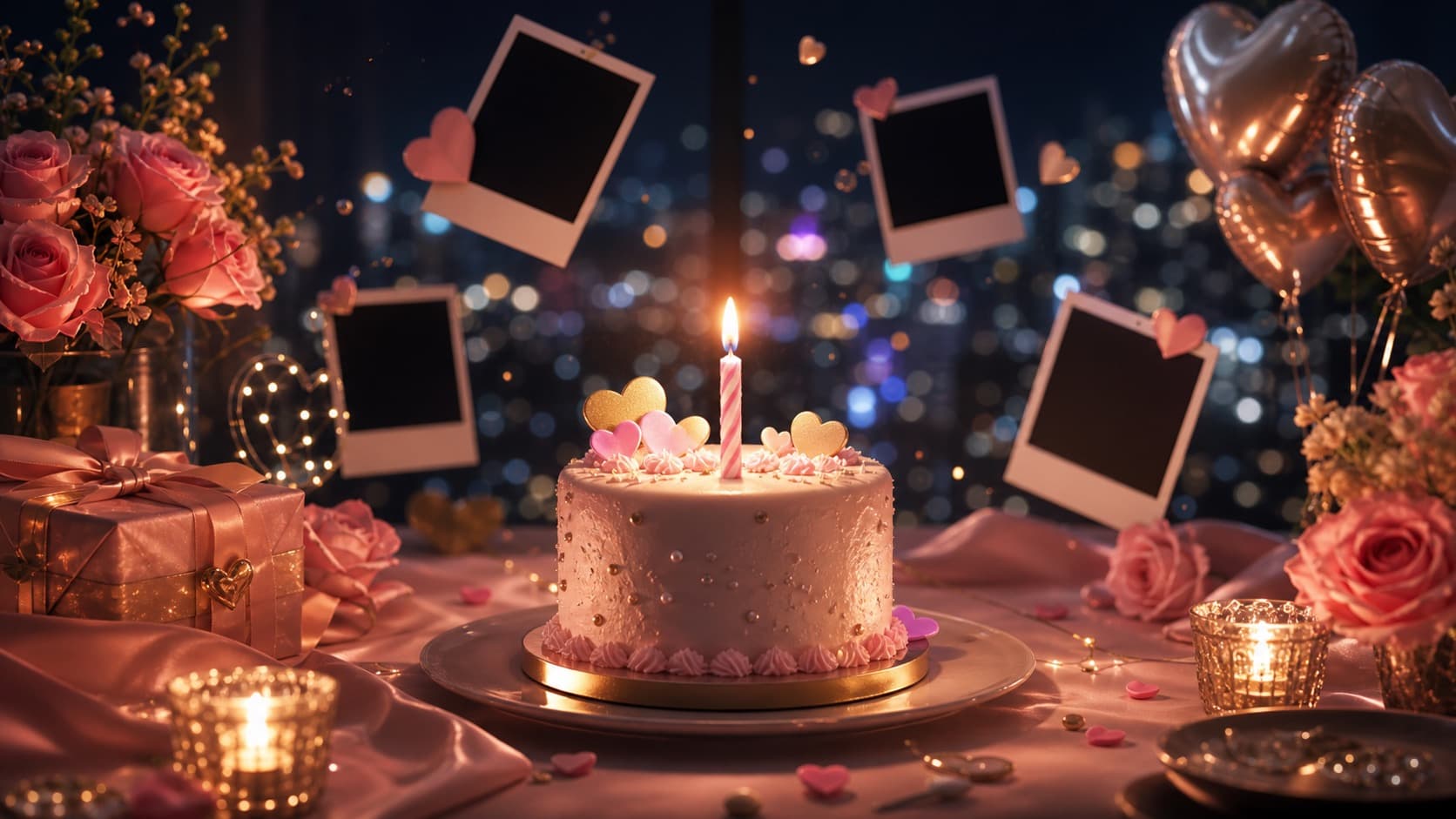 Birthday Cake From Crush — 3D birthday site